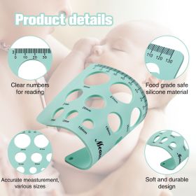Nipple Ruler; Nipple Rulers For Flange Sizing Measurement Tool ; Silicone & Soft Flange Size Measure For Nipples; Breast Flange Measuring Tool Br
